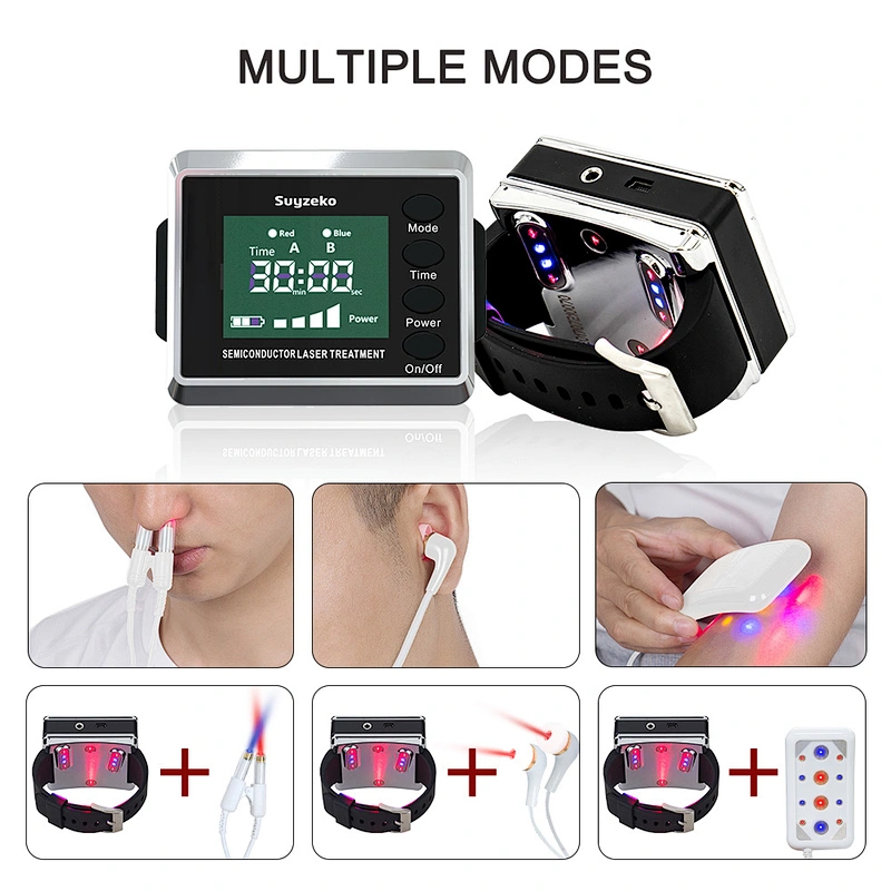 LLLT Laser Therapy Watch for Hypertension Diabetes